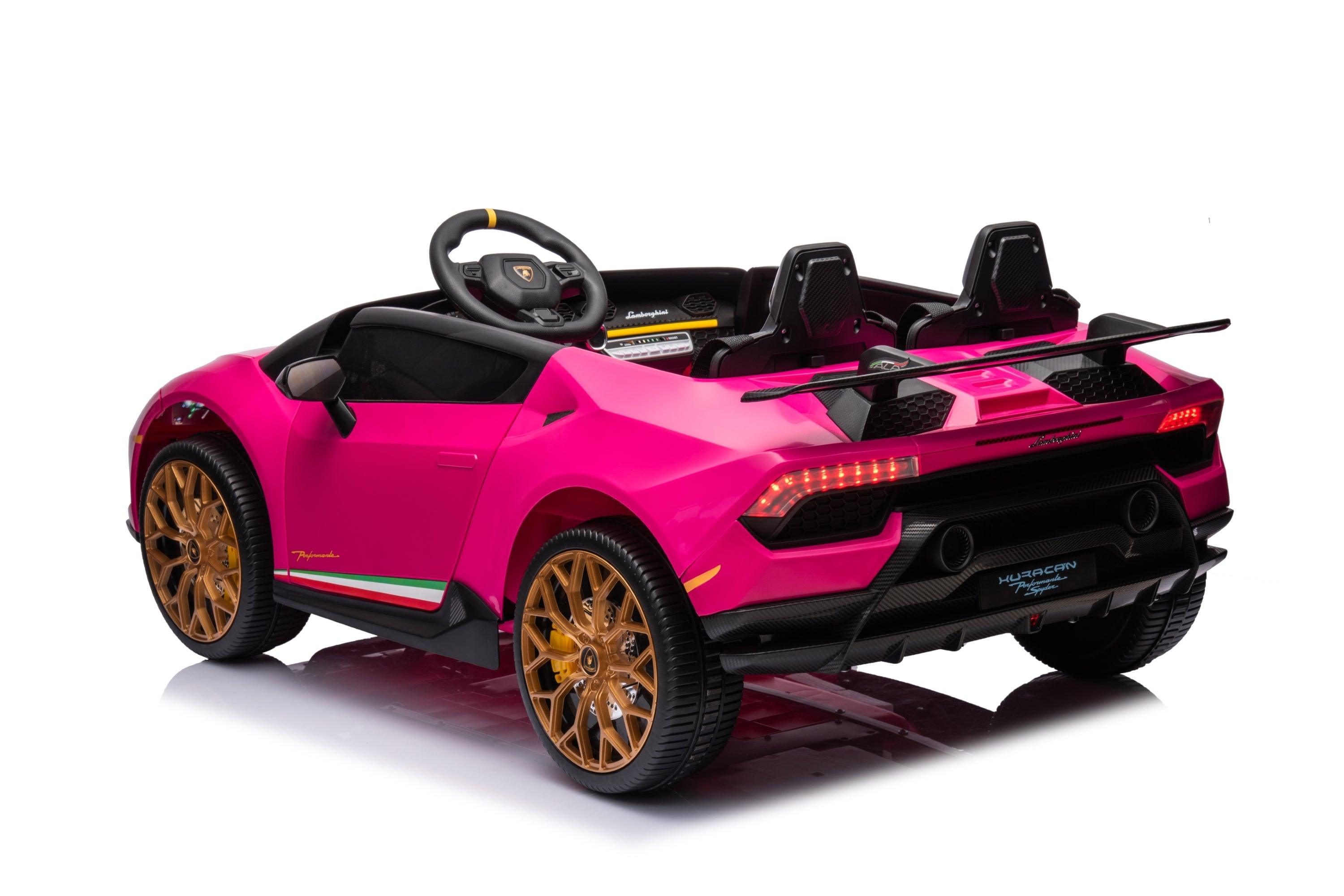 24V Lamborghini Huracan 2 Seater Kids' Electric Ride-On - DTI Direct Canada
