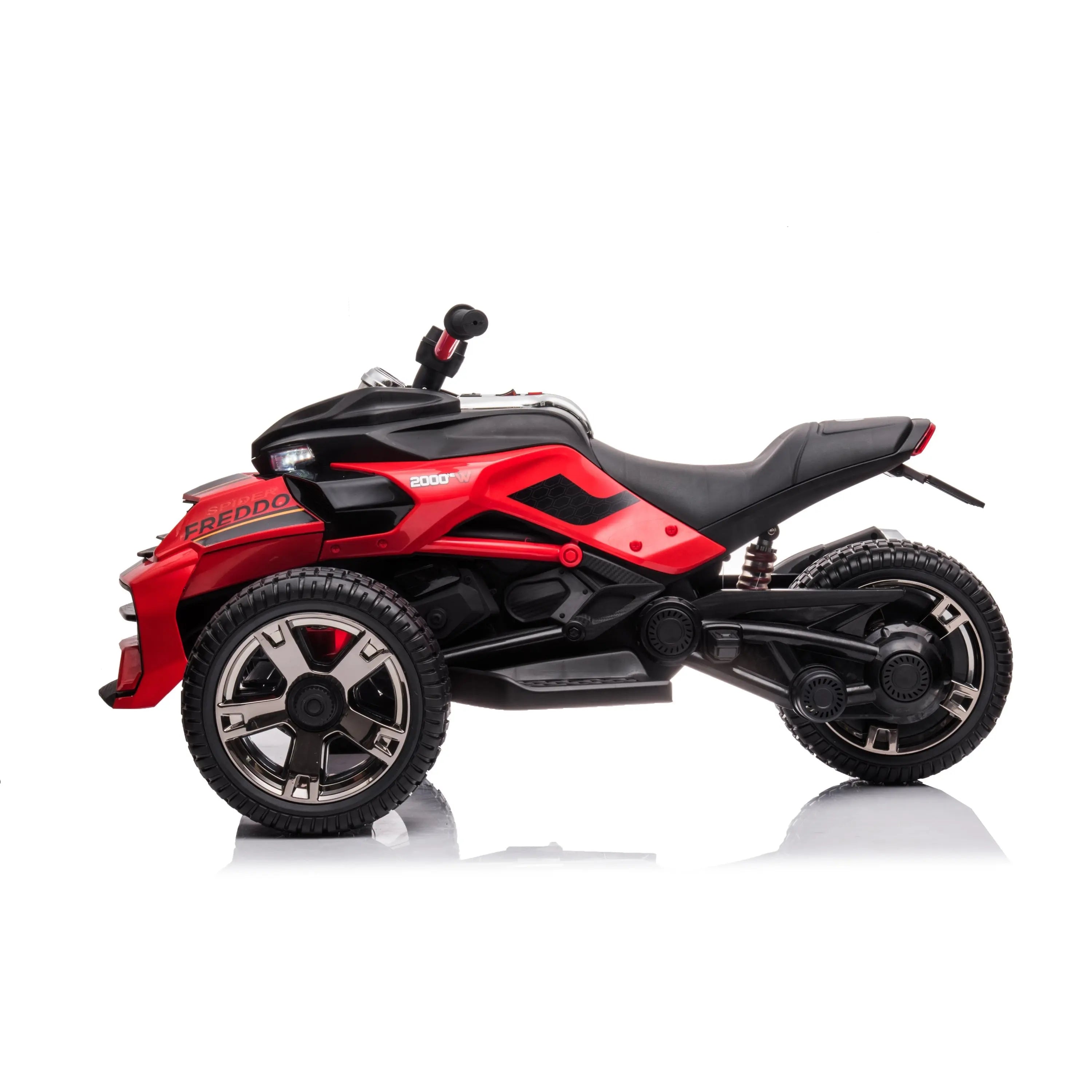 24V Freddo Spider 2 Seater Ride-On 3 Wheel Motorcycle  DTI Direct Canada