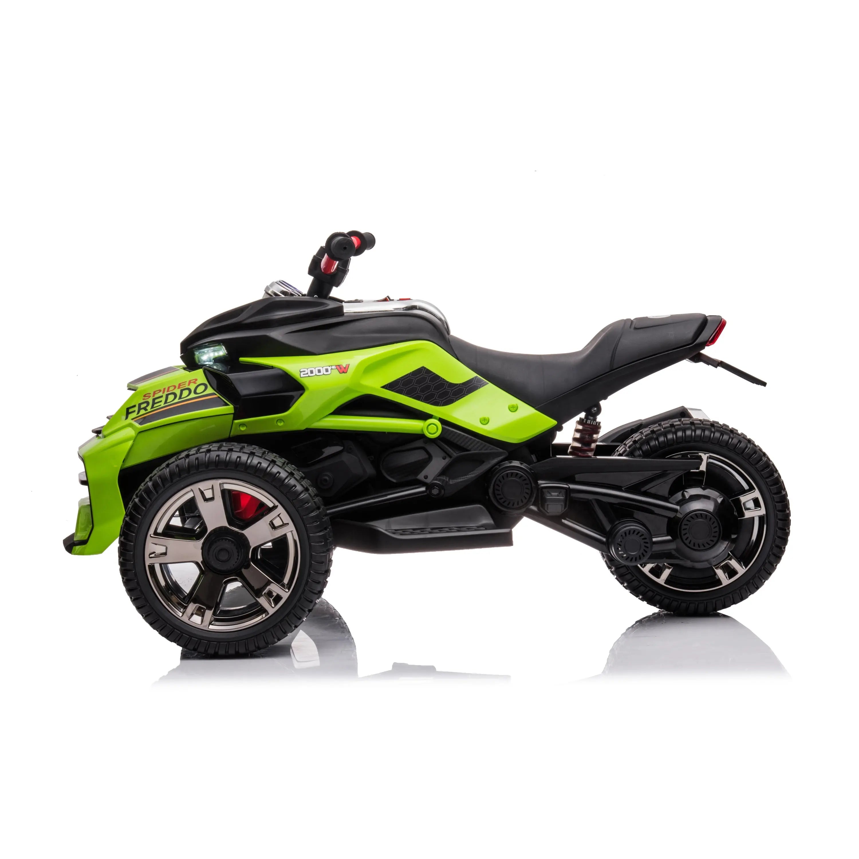 24V Freddo Spider 2 Seater Ride-On 3 Wheel Motorcycle  DTI Direct Canada