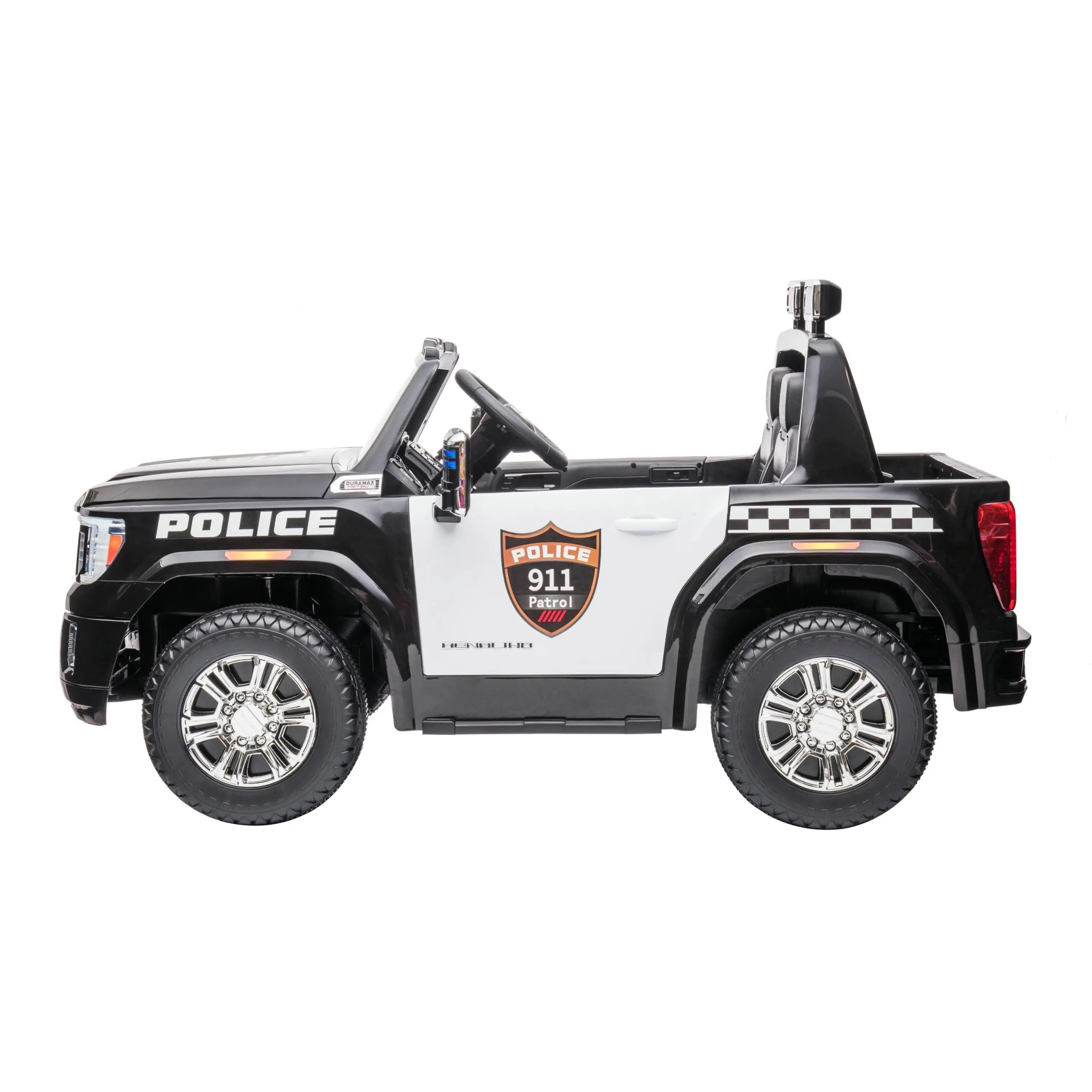 24V GMC Sierra Denali 2 Seater Police Ride-On Truck  DTI Direct Canada