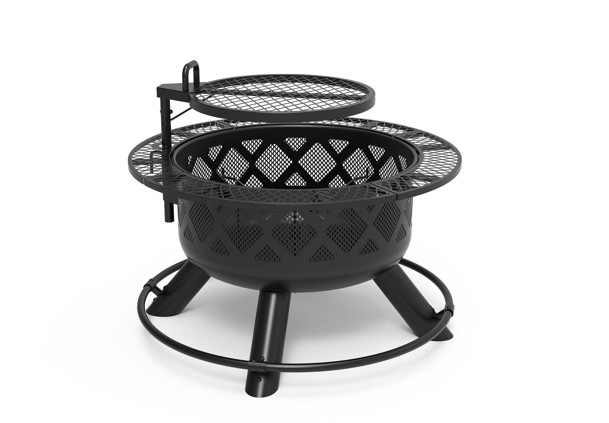 24” Fire Pit with Regular Grill - DTI Direct Canada