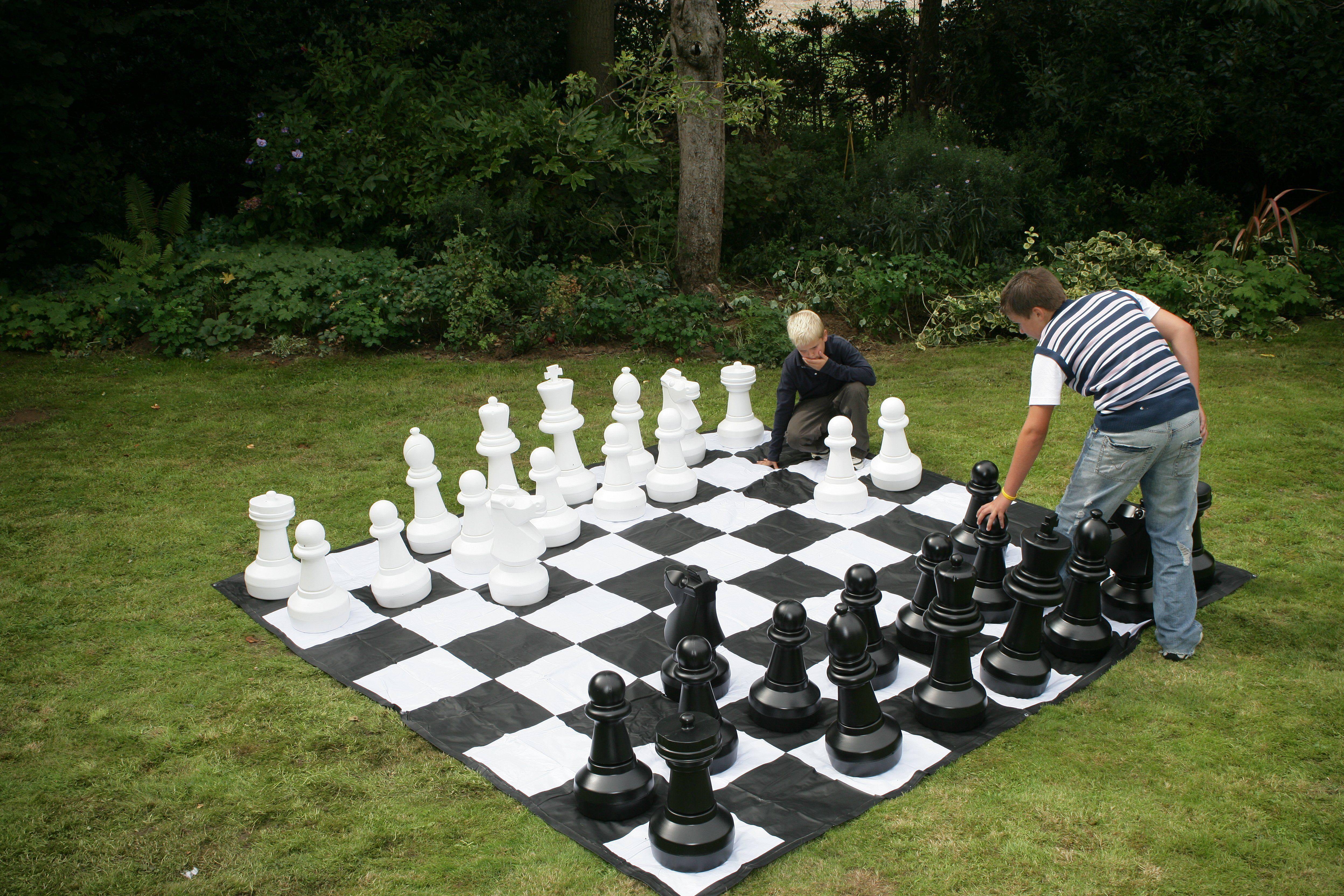 Giant Chess with Mat - DTI Direct Canada
