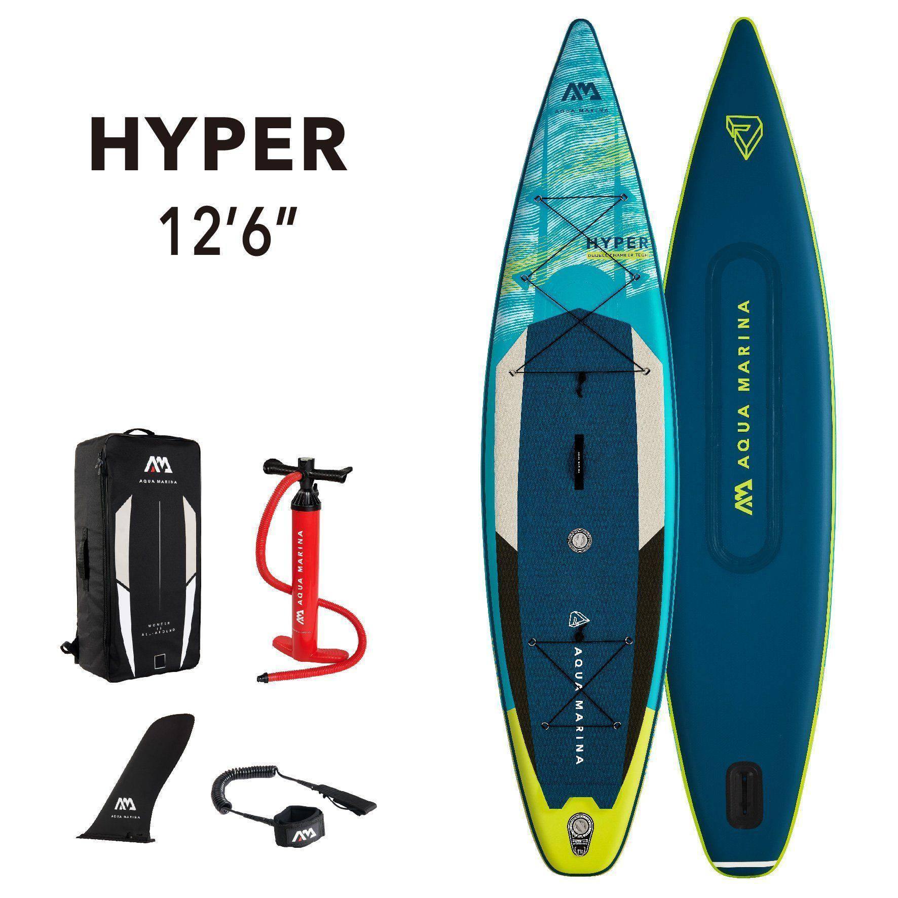 Hyper 12'6'' Touring iSUP Paddle Board - DTI Direct Canada