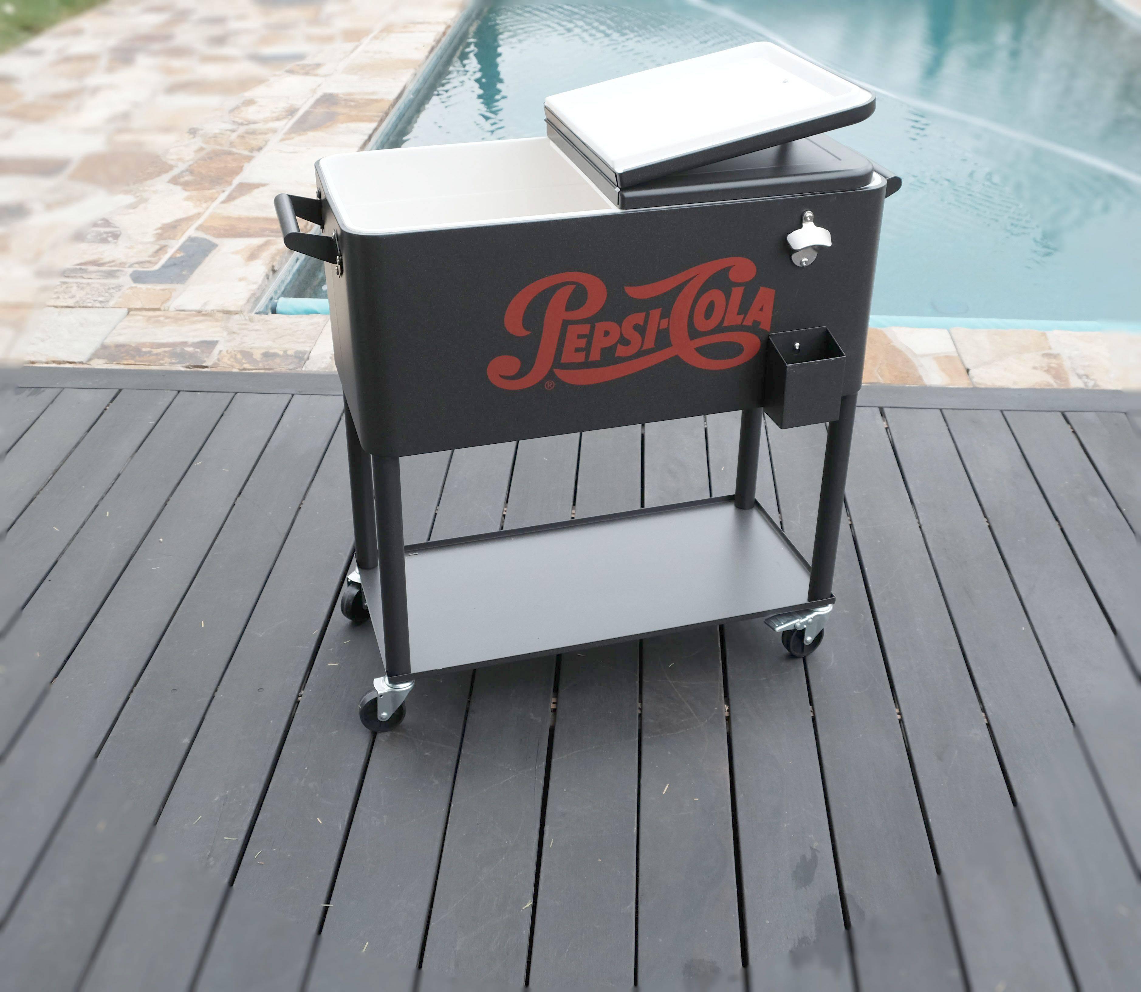 Patio Cooler Pepsi-Cola Styling - 80QT - DTI Direct Canada