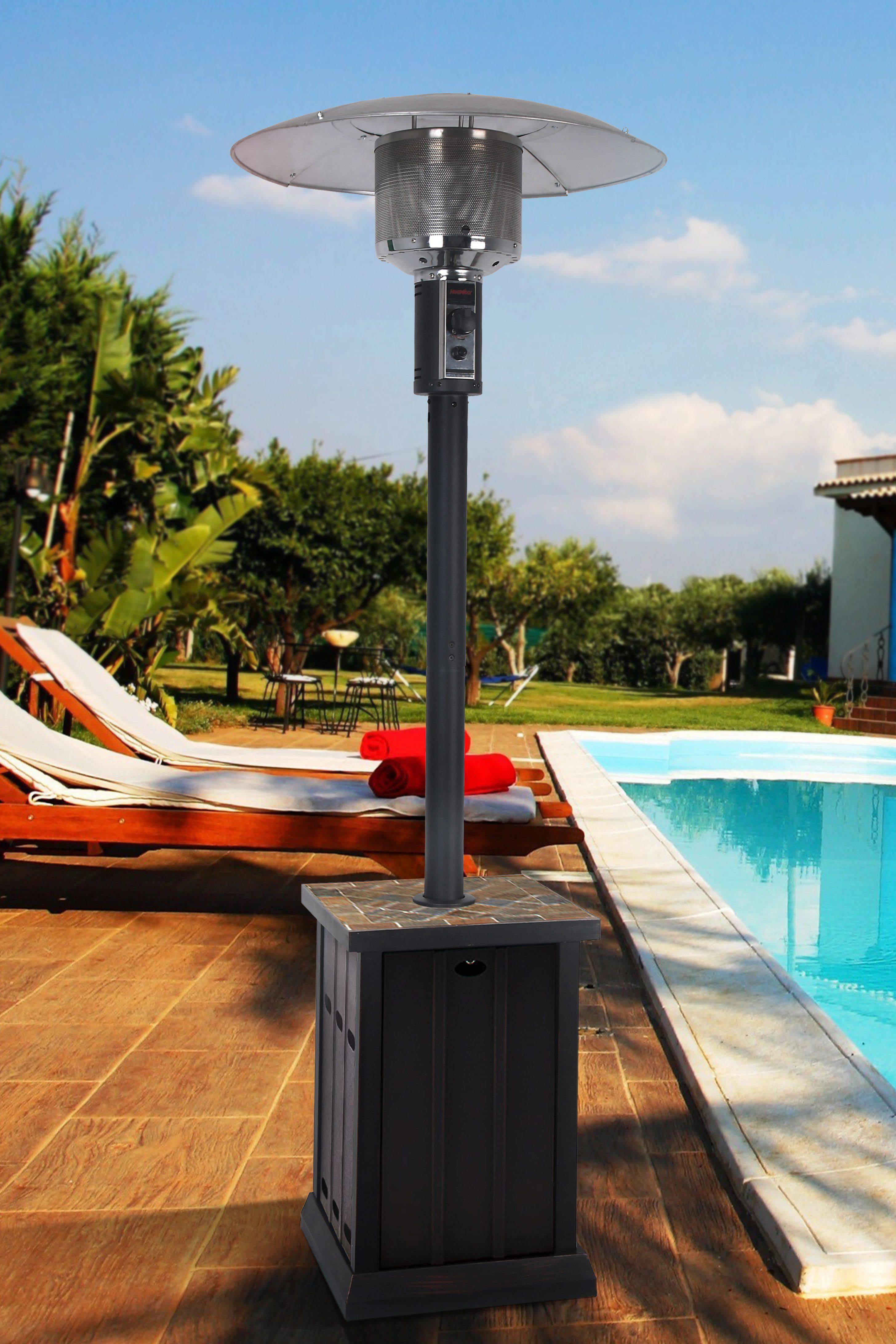 Patio Heater with Tile Tabletop - DTI Direct Canada